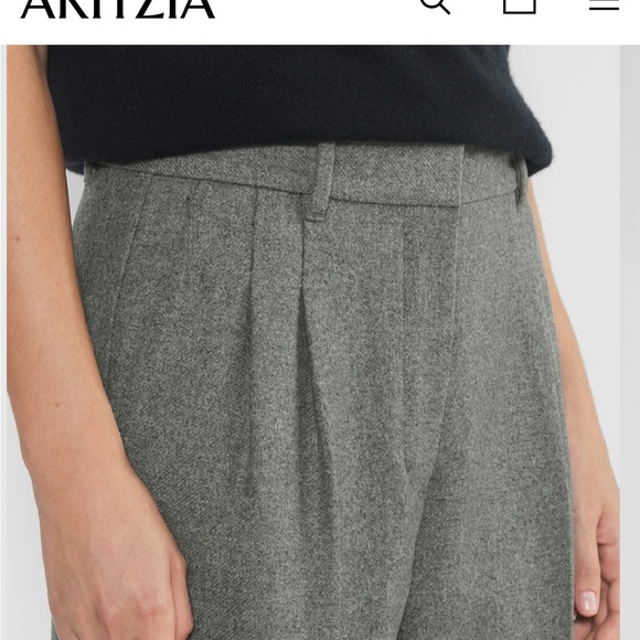 NWT Wilfred wool Wide-Leg Pants - Picture 3 of 5